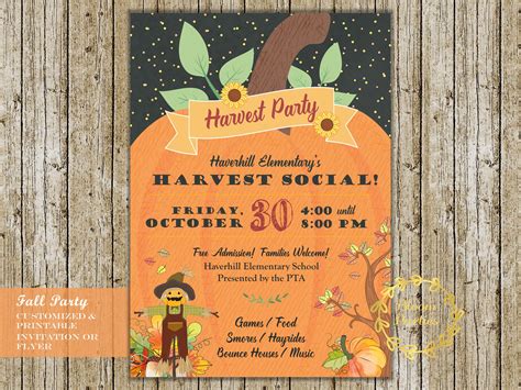 Free Printable Fall Festival Invitations - Free Printable