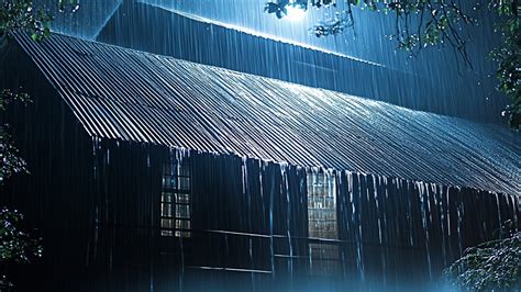 Chuva Para Dormir Barulho De Chuva Pesada E Trovoadas No Telhado Para