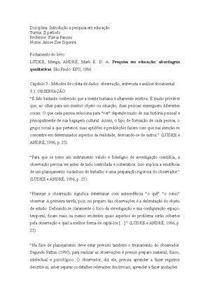 Relatório Estagio EM Ambiente NÃO Escolar RELATÓRIO DE ESTÁGIO EM