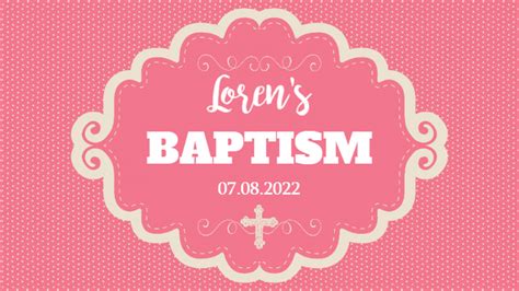 Christening and Baptism Personalised Banners | Banner House