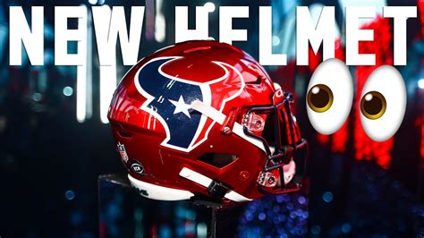 🚨 New Helmet Houston Texans Reveal New Battle Red Helmet Youtube