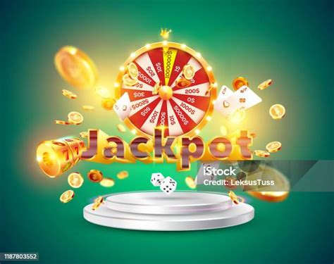 kata jackpot ilustrasi stok  gambar  mesin slot
