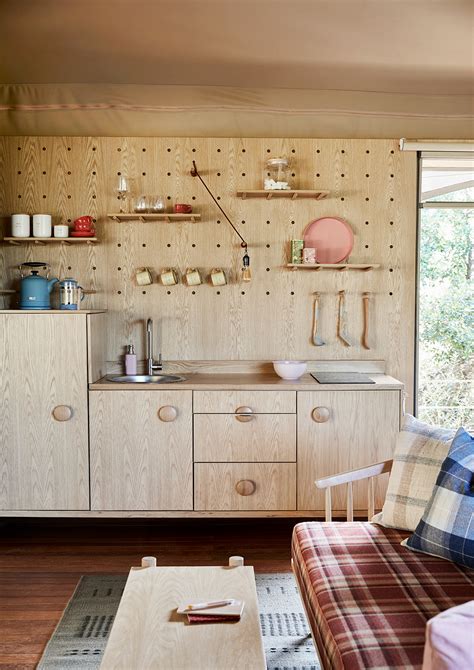 This South African Cabins Kitchen Pegboard Backsplash Was Inspired By