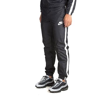 Nike Woven Season Pant Black White Footasylum