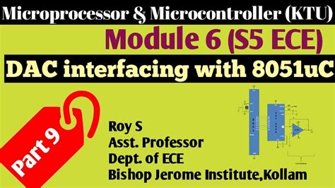 Module Part Interfacing Dac With Microprocessor