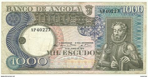 Angola Angola 1000 Escudos 10 6 1973 Pick 108 Serie AP