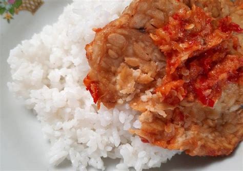 Resep 77 Tempe Penyet Sambal Bawang Putih Oleh Dapur🥘kebun Tanpa Lahan