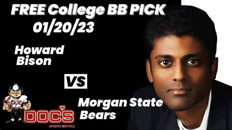 College Basketball Pick Howard Vs Morgan State Prediction