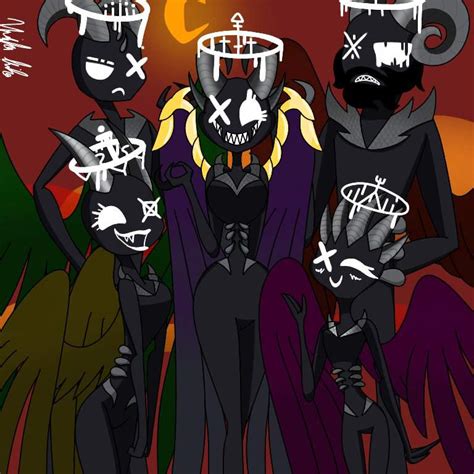 The 5 Shadow Exterminator Demons Hazbin Hotel Official Amino