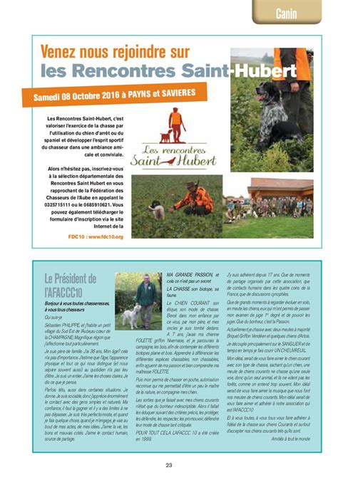 Le Chasseur De Laube Septembre 2016 Fédération Des Chasseurs De Laube