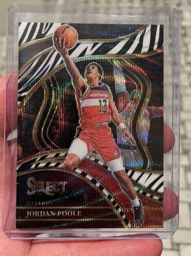 2023 24 Panini Select Jordan Poole Zebra Prizm Courtside SSP EBay