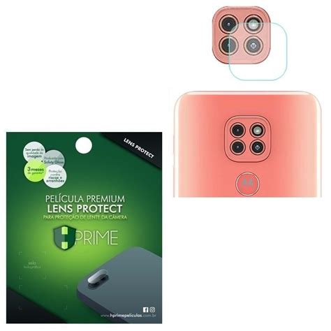 Película HPrime para Motorola Moto G9 Play Lens Protect Câmera