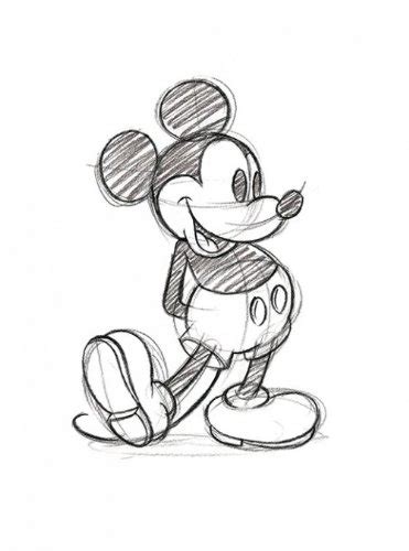 Mickey And Minnie Mouse Sketch At Paintingvalley Explore