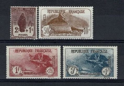 France Stamp Timbre Orphelins De La Guerre E Serie Neufs Xx