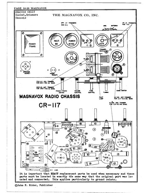 magnavox  cr amplified parts
