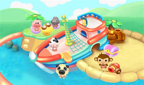 [Game] Dr. Panda Swimming Pool :: Behance