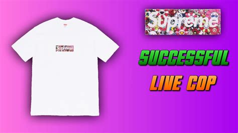 Successful Supreme Covid Relief Box Logo Tee Manual Live Cop Youtube