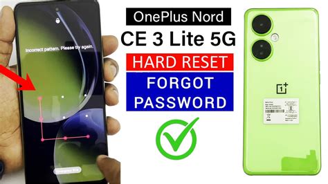 Oneplus Nord Ce Lite G Hard Reset Forgot Password Pin Unlock