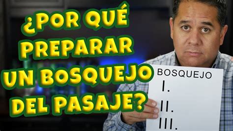 Como Preparar Un Bosquejo Para Predicar El Bosquejo Del Pasaje YouTube