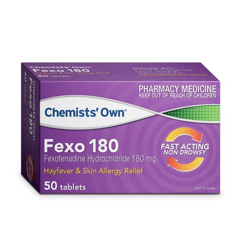 Chemists Own FEXO 180MG – Life Pharmacy Group | Store