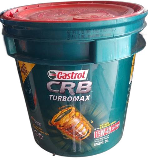 15W40 Castrol CRB Turbomax Engine Oil Bucket Of 20 Litre At Rs 5560