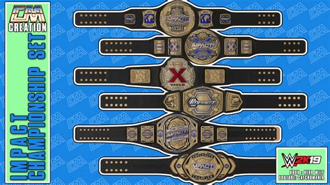 IMPACT WRESTLING CHAMPIONSHIP SET -custom- : WWEGames