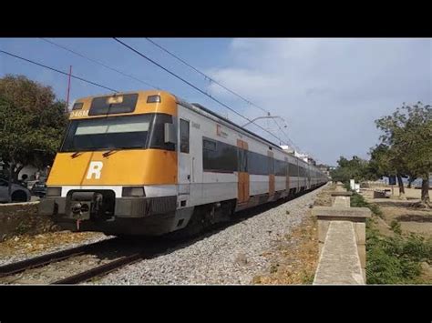 Renfe 447 Rodalies R1 Blanes L Hospitalet De Llobregat A Punt D Arribar