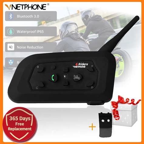 Vnetphone V Helmet Intercom Rider M Motorcycle Bluetooth