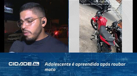 Adolescente é apreendido após roubar moto da madrasta para assaltar nas