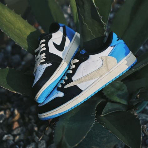 Blue Custom Low AirJordan 1 x Travis Scott – unitecustom