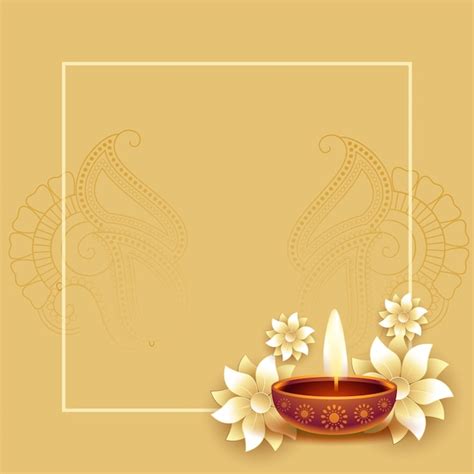 Diwali Diya Wallpaper Vector