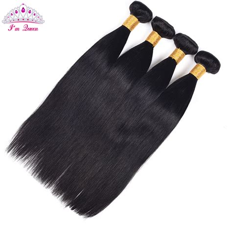 7a Peruvian Virgin Hair Straight 4 Bundles Peruvian Straight Virgin