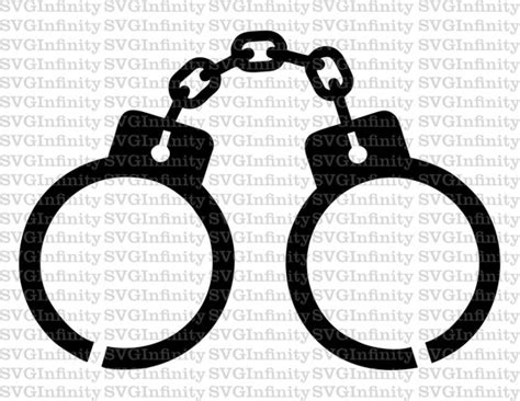 Handcuffs Svg Manacles Svg Bracelets Svg Handcuffs Clipart Etsy