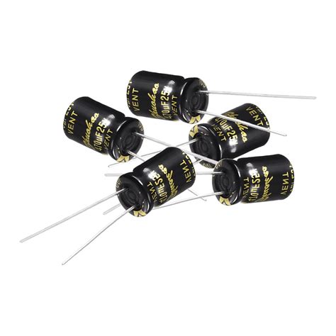 Uxcell Aluminum Radial Electrolytic Capacitor With Uf V