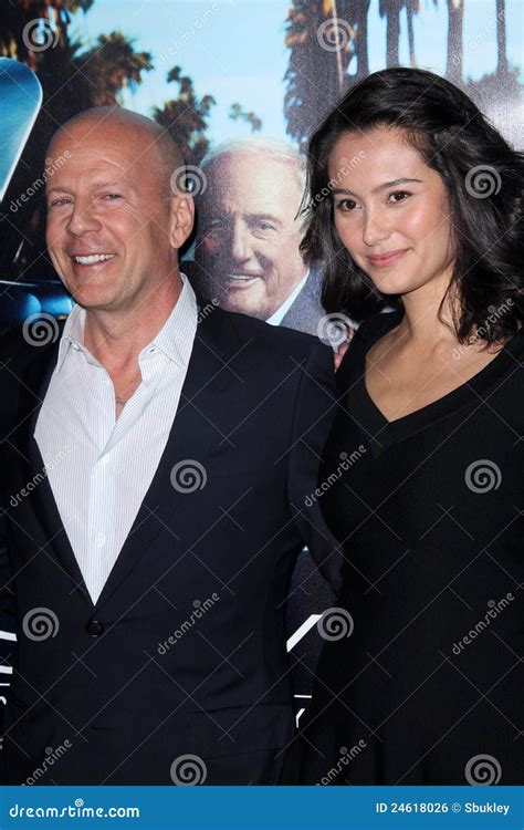 Bruce Willis,Emma Heming editorial photo. Image of studios - 24618026