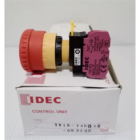 Emergency Stop Switch Idec Yw1b V4e01r Shopee Thailand