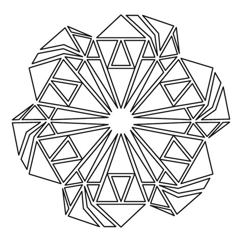 Mandalas Con Figuras Geometricas