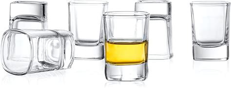 Joyjolt Lot De Verres Shot Base Lourde De Ml Amazon Ca Maison