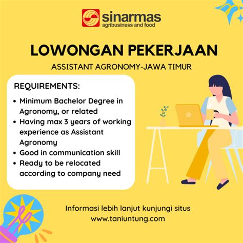 Info Loker Pertanian Assistant Agronomy Di PT SMART Tbk Tani Untung