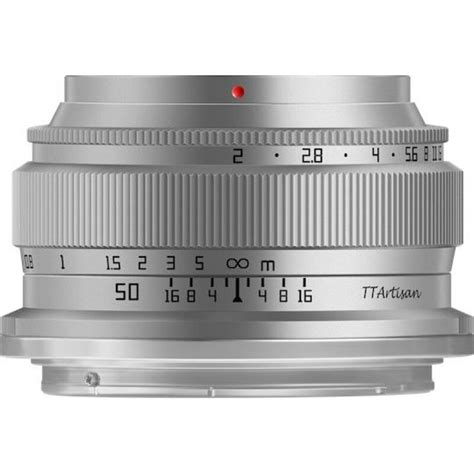 Ttartisan Mm F Manual Focus Lens For Fujifilm X Silver Cameraworld