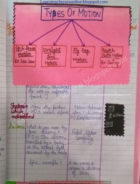 Science Lesson Plan On Motion And Force