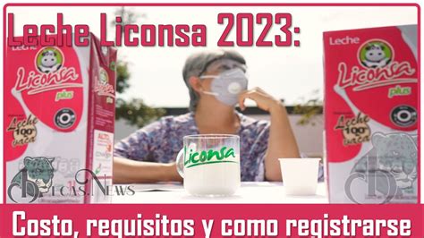 Leche Liconsa 2023 Costo Requisitos Y Como Registrarse Marzo 2023 Hot