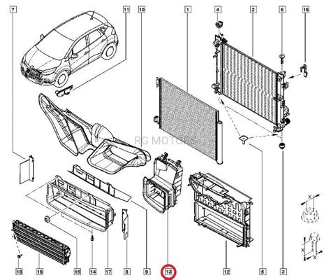 Kierownica Wlotu Powietrza Intercoolera Renault Captur Tce Sklep