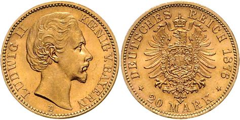 NumisBids Emporium Hamburg Auction 74 Lot 2510 BAYERN Ludwig II