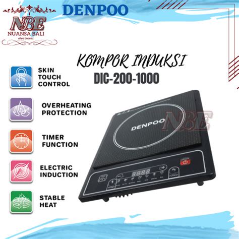 Jual Nbe Denpoo Kompor Listik Induksi Low Watt Dic 200 1000 Kota