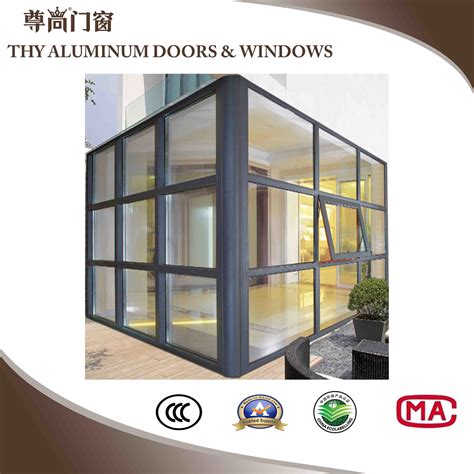 Aluminium Fixed Windows Mix Casement Windows And With Fly Screen