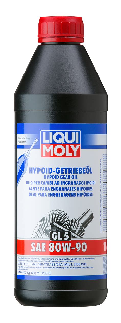 Liqui Moly 4406 Hypoid Getriebeöl GL5 SAE 80W 90 1l