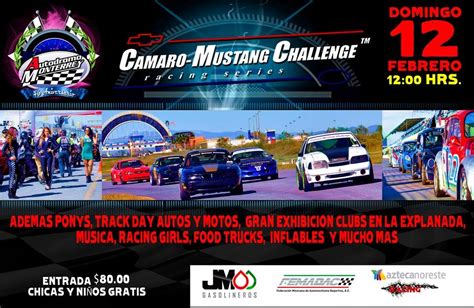 Primera Fecha Camaro Mustang Challenge 2017 FEMADAC