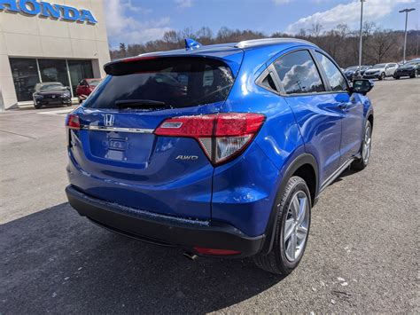 Pre Owned 2019 Honda Hr V Ex In Aegean Blue Metallic Greensburg Pa