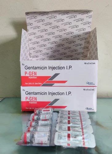 Gentamicin Injection 2ml Vial Capacity 80mg At Best Price In